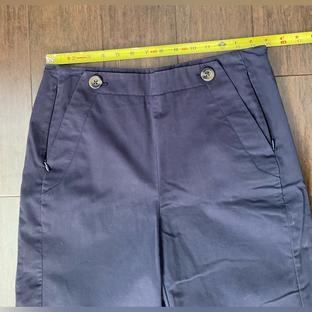 Ann Taylor Navy Blue Wide Leg Pants - Picture 6 of 9